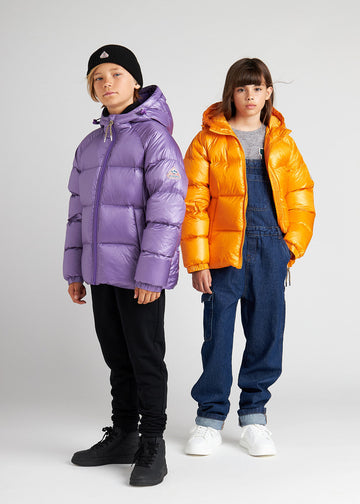Doudoune à capuche enfant Pyrenex Sten Purple Heart