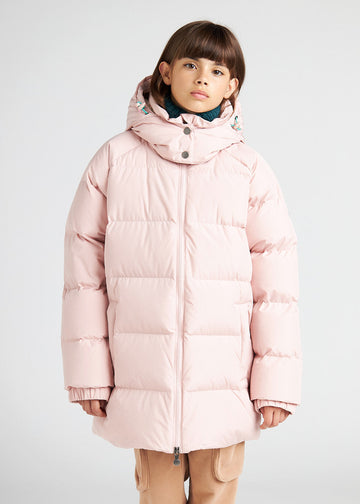 Doudoune à capuche chaude enfants Husky Pyrenex x Bonton Peach Whip