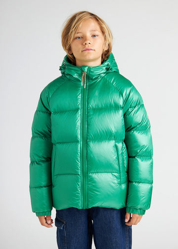 Doudoune à capuche enfant Pyrenex Sten verte