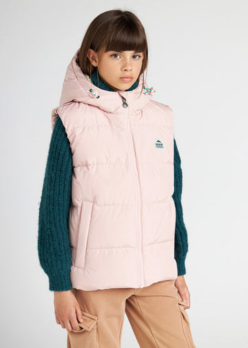 Doudoune sans manches pour enfants Wolf Pyrenex x Bonton Peach Whip