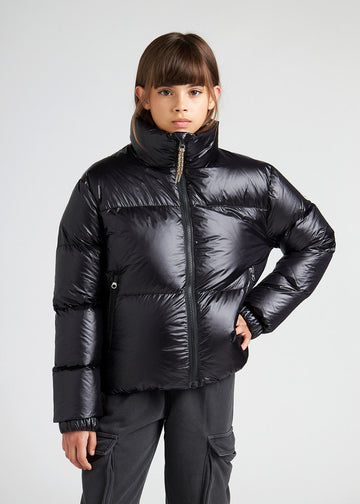 Doudoune brillante pour fille Pyrenex Goldin Black