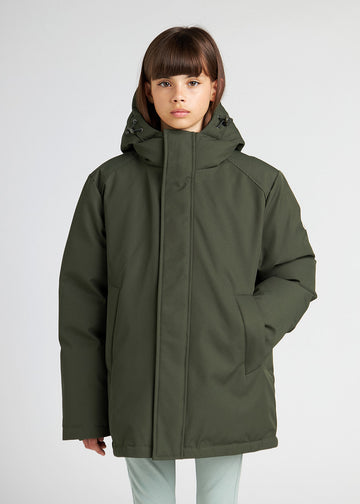 Parka pour enfants Pyrenex Mika deep khaki