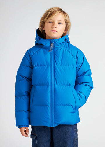 Doudoune enfant unisexe à capuche Pyrenex Sten Smooth adriatic