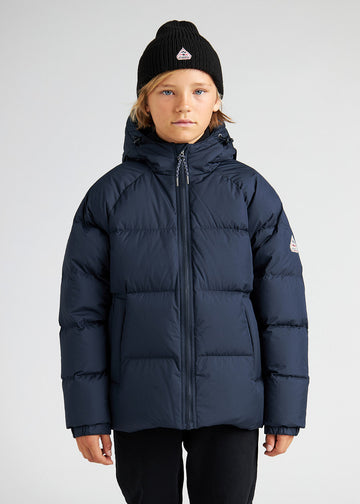 Doudoune enfant unisexe à capuche Pyrenex Sten Smooth amiral