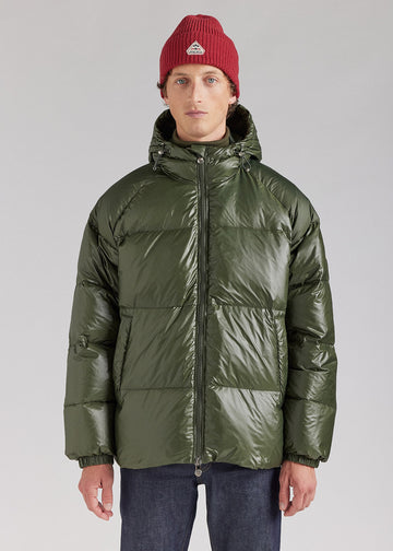 Doudoune unisexe à capuche Pyrenex Sten Deep khaki