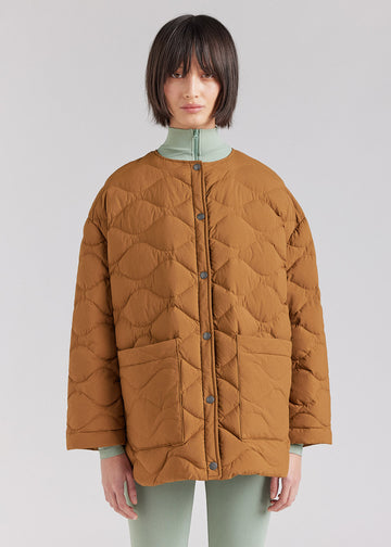 Doudoune légère pour femme Pyrenex Sienna bronze brown