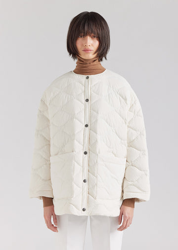 Doudoune légère pour femme Pyrenex Sienna chalk