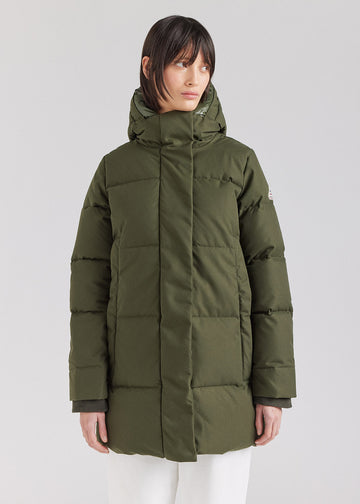 Doudoune Pyrenex Phenix femme recylée en duvet naturel Deep Khaki
