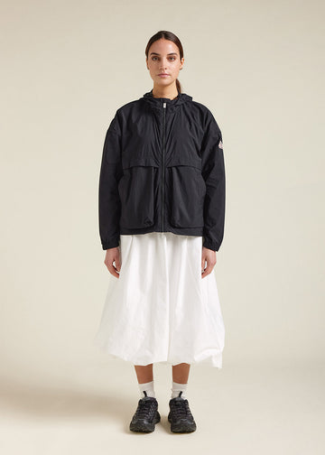 Coupe-vent court femme en tissu recyclé Pyrenex Yoko Black
