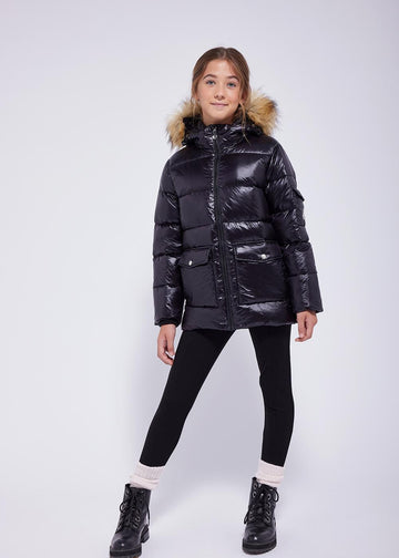 Doudoune Authentic fausse fourrure Black