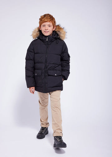 Doudoune Authentic Smooth fausse fourrure Black