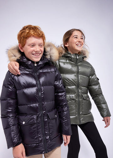 Doudoune brillante Authentic Black
