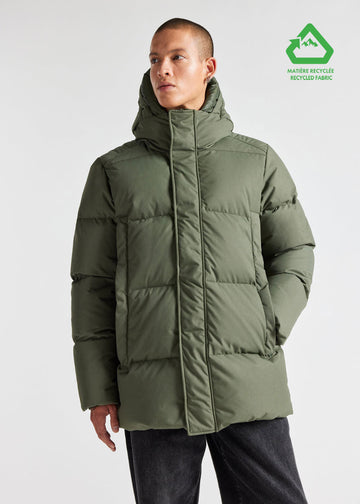 Doudoune recylée pour homme Pyrenex Phenix Deep khaki