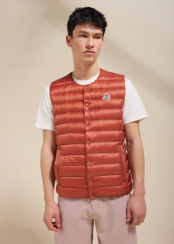 Gilet ultraléger pour homme Aero Terracotta